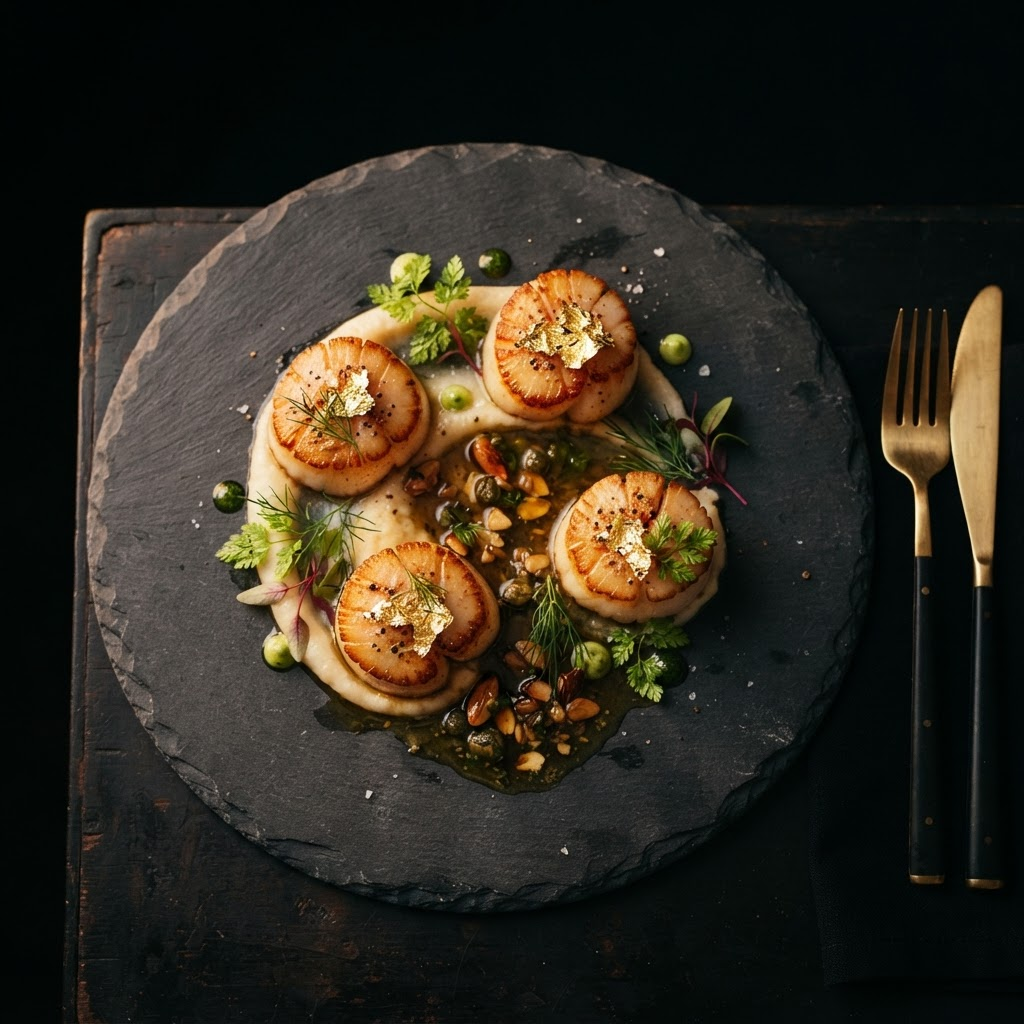 Seared Diver Scallops